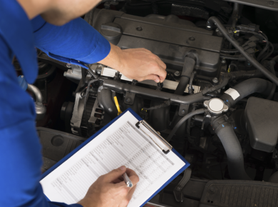 Salvage Vehicle Inspection