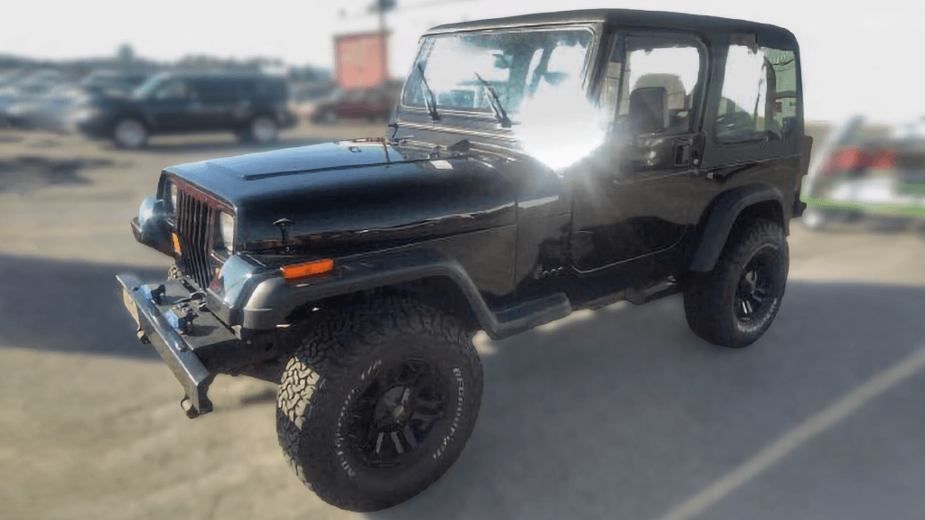 Black Jeep Wrangler