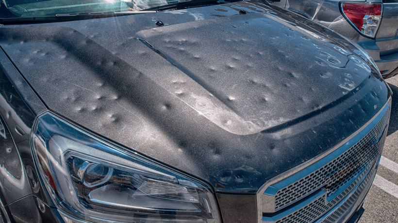 hail damaged cars