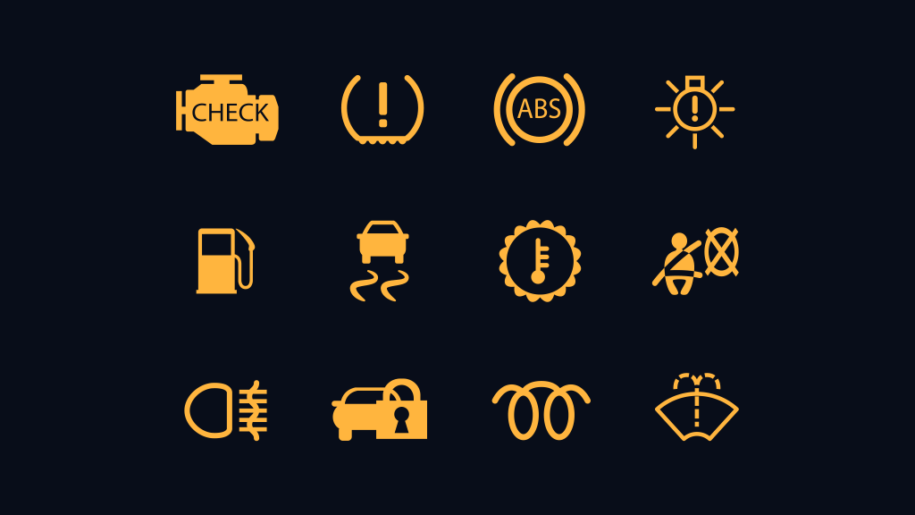 Common car dashboard warning symbols & what they mean